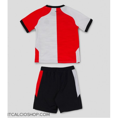 Feyenoord Prima Maglia Bambino 2024-25 Manica Corta (+ Pantaloni corti)